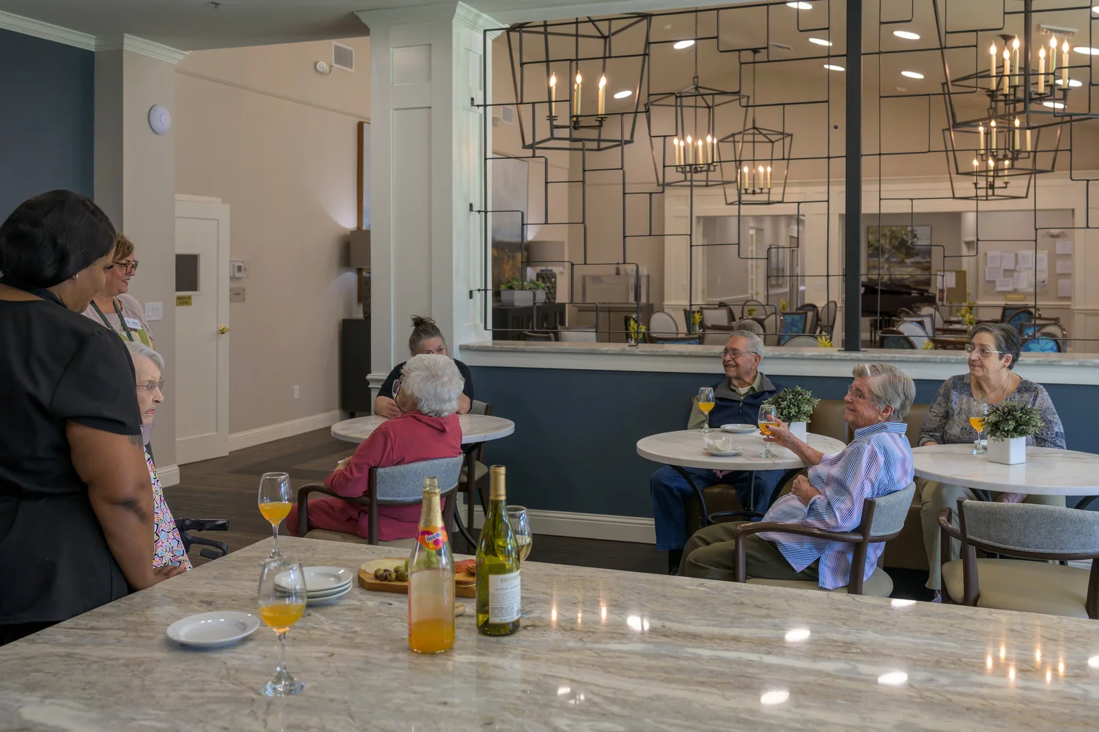 Happy Hour - Group at Bar