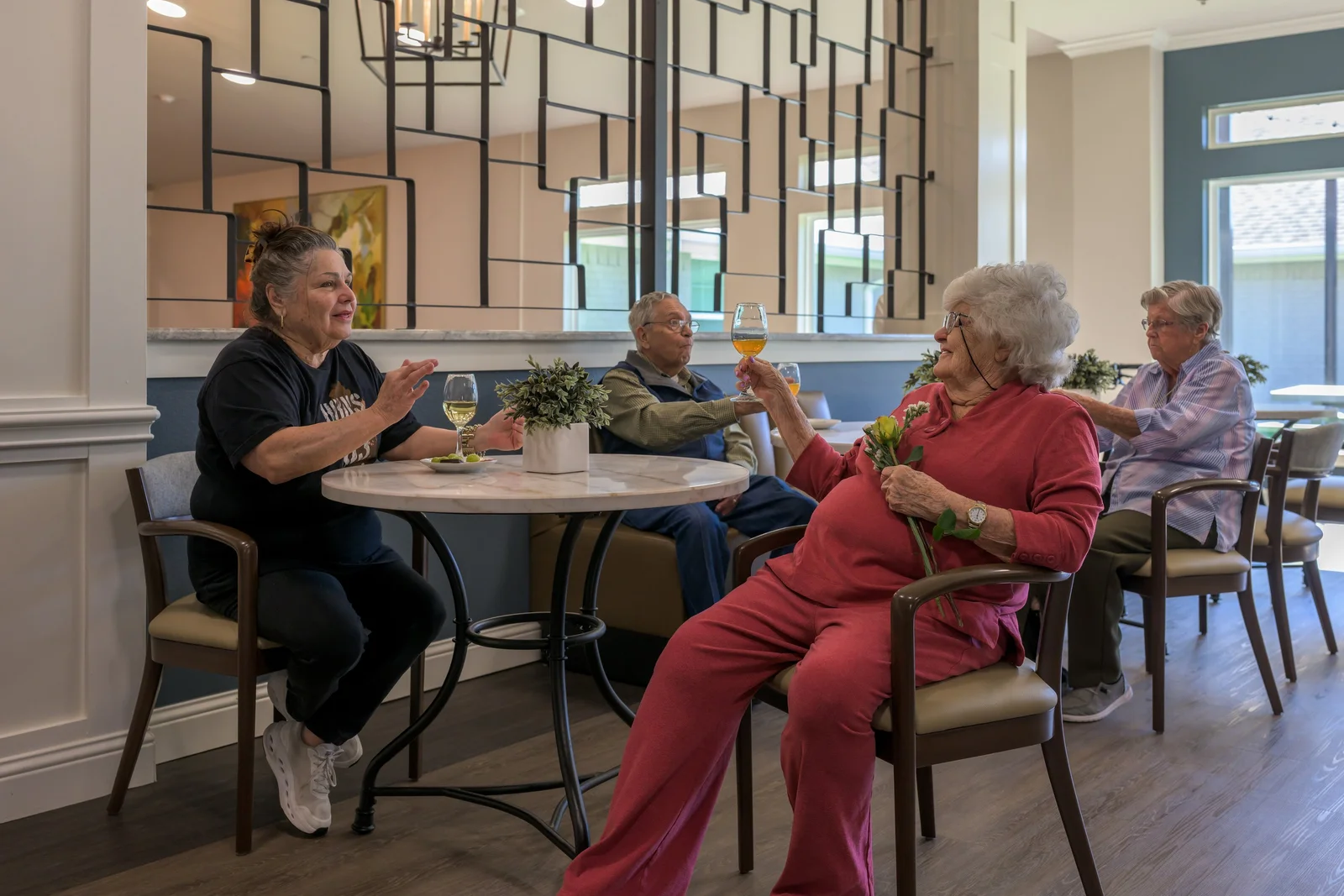 Happy Hour - Group with Drinks