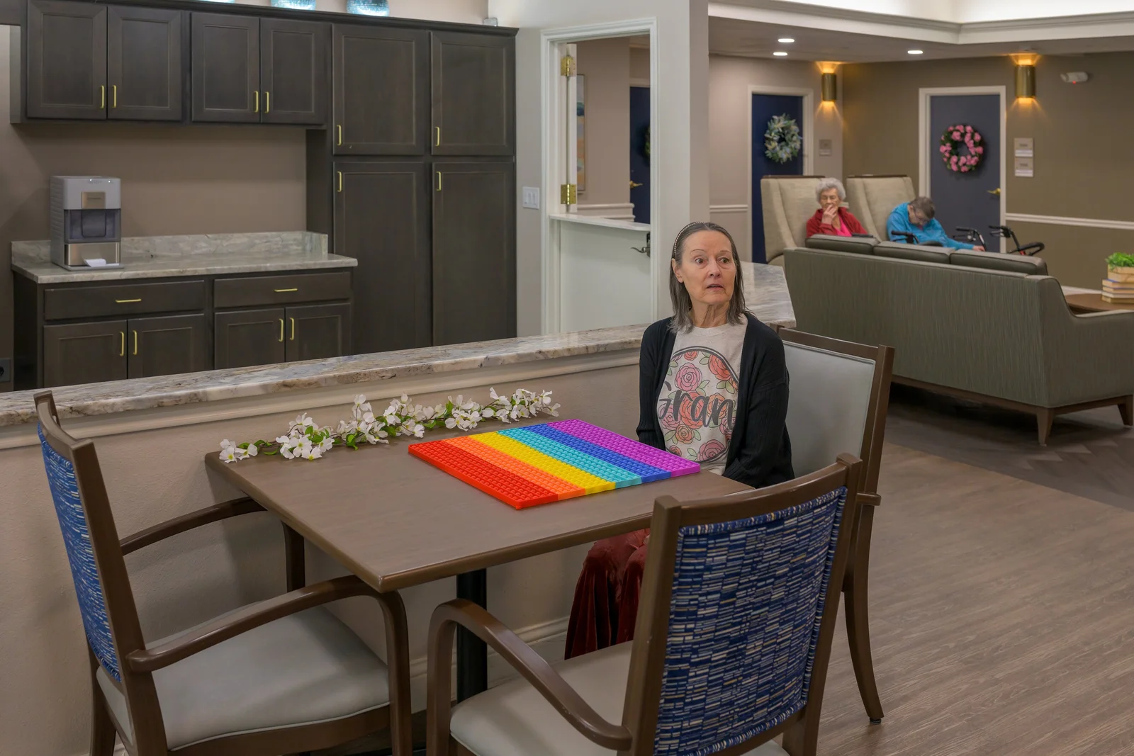 Resident at Activity Table