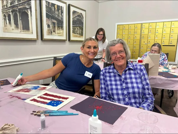 Patriotic Flag Painting Class